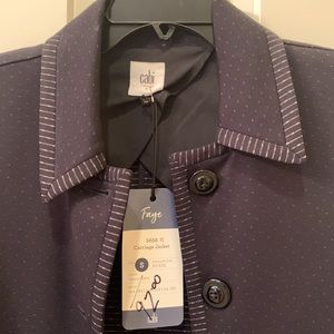 Cabi Carriage Jacket NWT size small in navy blue
